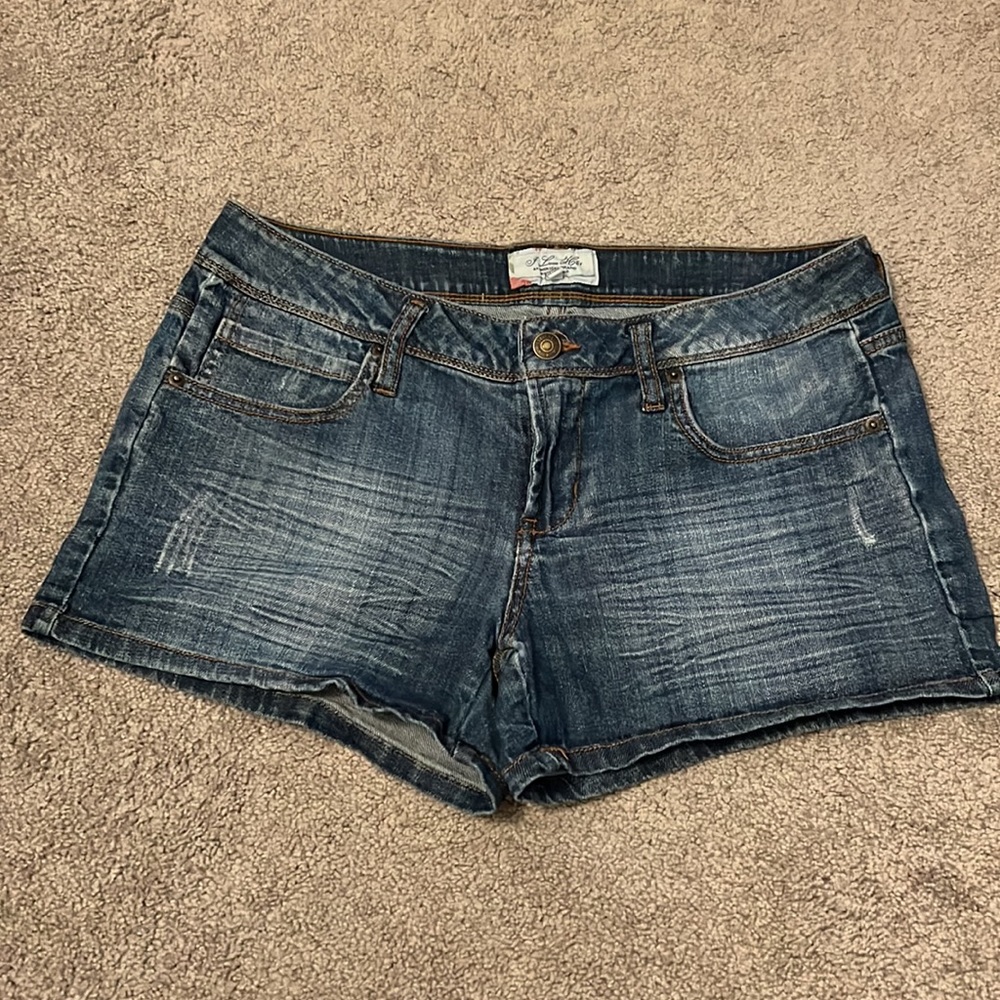 Denim shorts